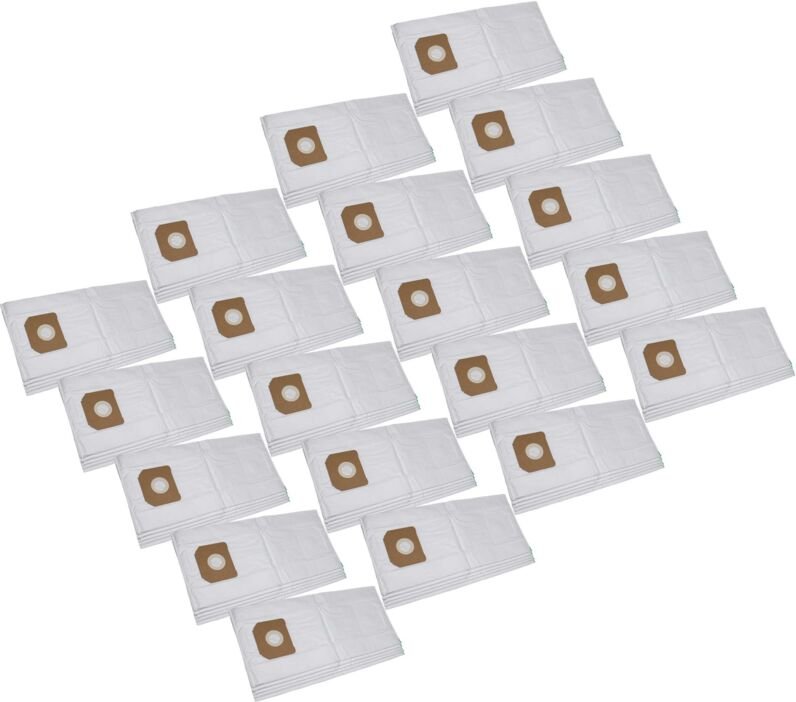 vhbw 100x Staubbeutel kompatibel mit Menzer VC 760 Staubsauger - 34cm x 30cm Weiß