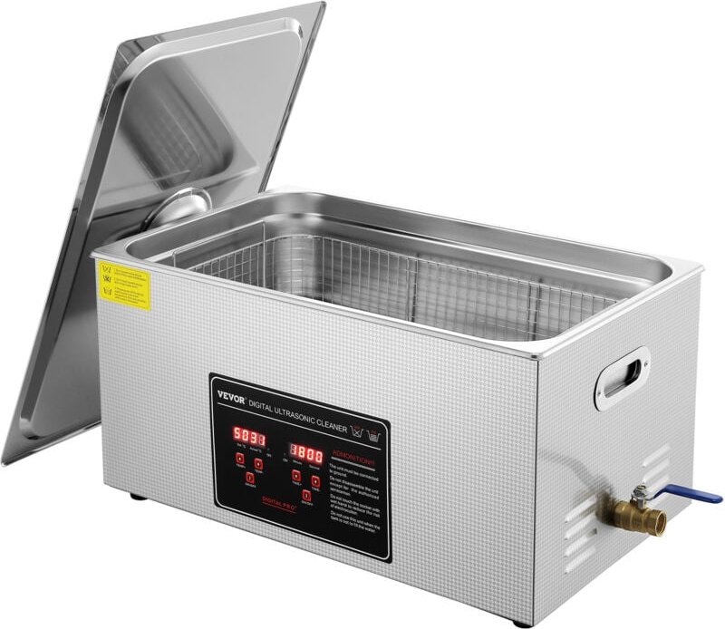 Vevor Ultraschallreiniger Ultraschall Edelstahl-Reinigungsgerät 707 w, 22 l Ultraschallreinigungsgerät mit Digitaler Anz...