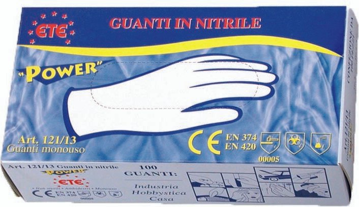 Nitrilhandschuhe Größe l Packung mit 100 Stück - Idrhaus