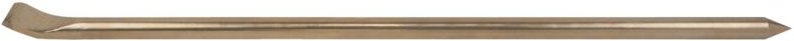 Ks Tools BRONZEplus Brechstange mit Spitze und Schneide 1000 mm
