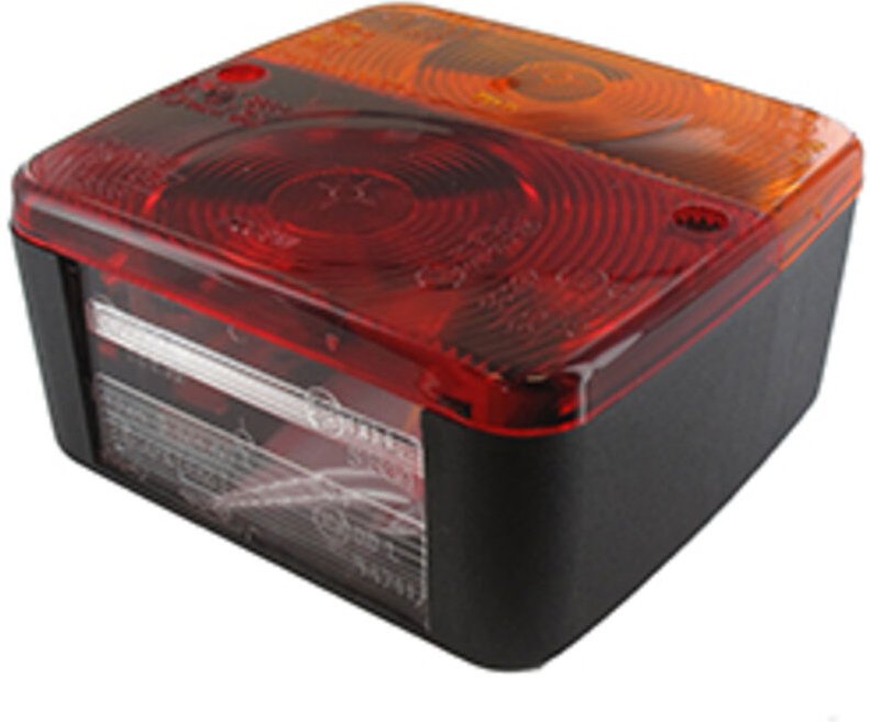 Anpassbarer rechter Rücklicht - L: 105 mm, H: 95 mm