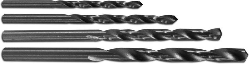 Donau Elektronik - 1721 hss Metall-Spiralbohrer-Set 4teilig 1.2 mm, 1.4 mm, 1.6 mm, 1.8 mm geschliffe