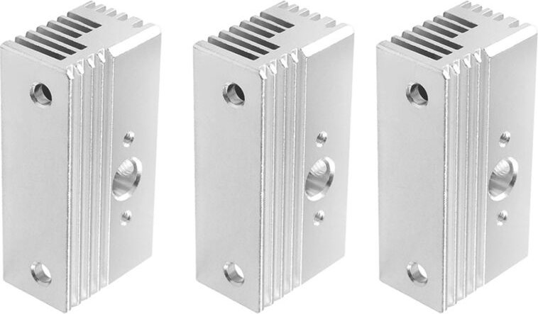 3 Stück für Sprite Extruder Aluminium-Kühlkörper-Kühlblock