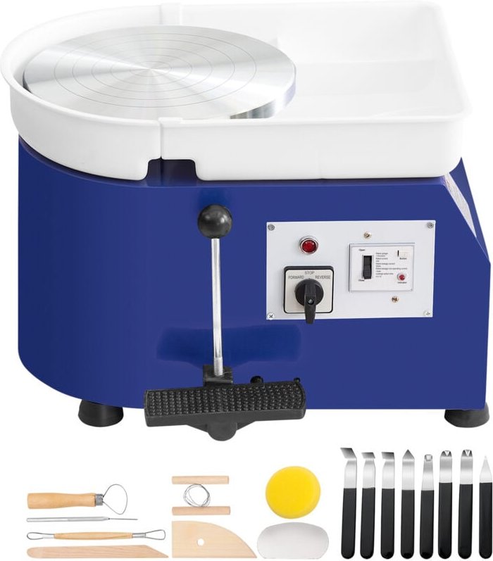 Mophorn - Töpferscheibe Keramik Rad Maschine 350 w, Elektrische Töpferscheibe Maschine 28 cm 300 U/min Töpferscheibenmas...