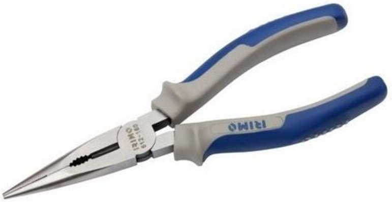 Halbrundzange mit Bi-Material-Griff 201 mm 612-200-1 Irimo