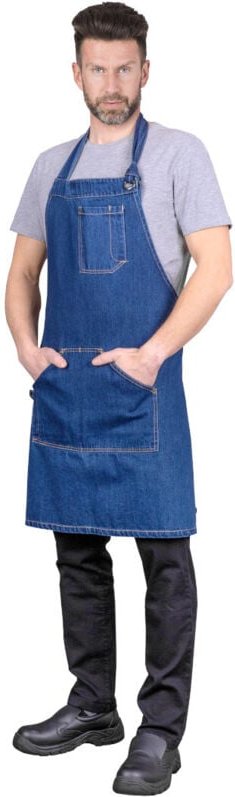 Jeans Latzschürze für Herren 82x82 cm