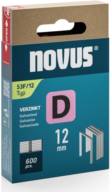 Flachdrahtklammer d Typ 53 f B11,3xL12mm Drahtbreite 1,25 mm