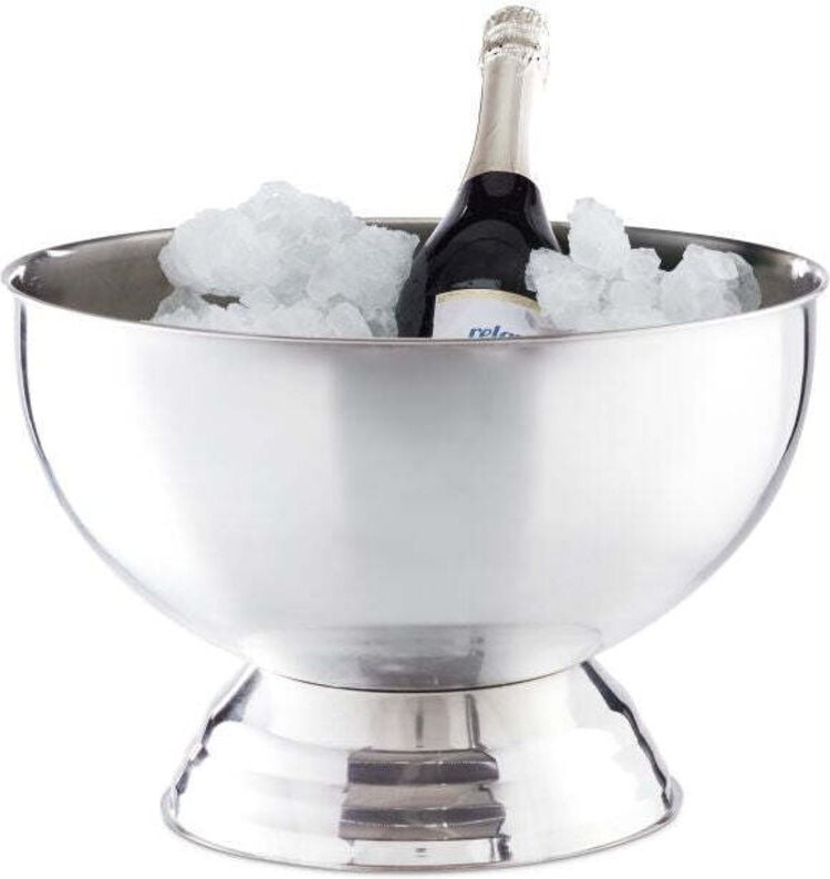 Champagne cooler bowl stainless steel