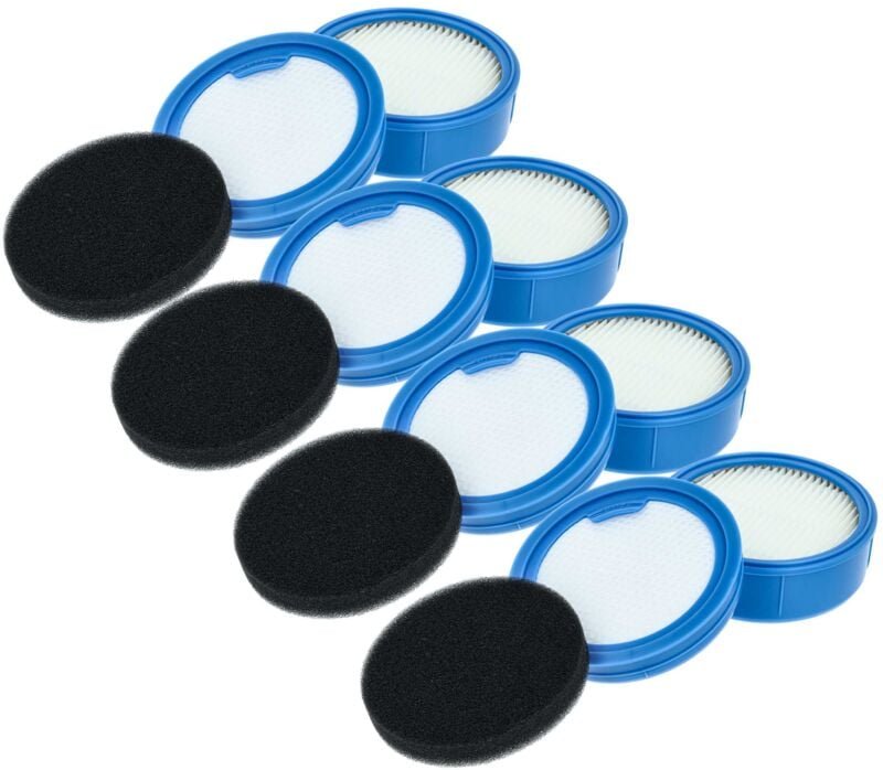 Thumbnail - vhbw 4x HEPA-Filter, 8x Vorfilter kompatibel mit Electrolux EP71UB14DB Staubsauger