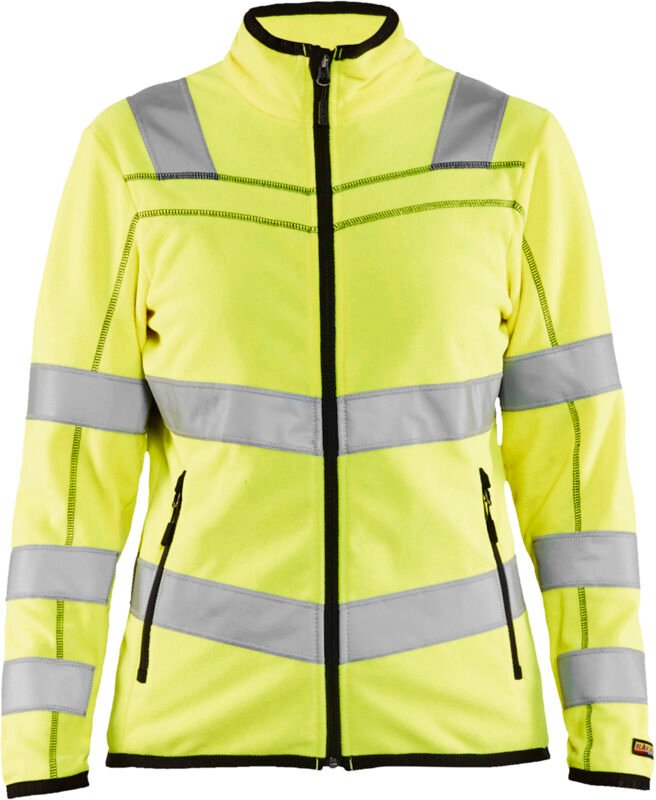 Arbeitsjacke aus Mikropolar mit hoher Sichtbarkeit für Damen 4966 – Neon Gelb XL