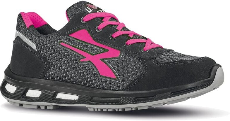 Sicherheitsschuhe niedrig CAELI 01 FO ESD SRC - Schwarz/Rosa 40