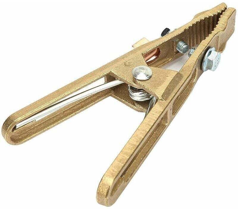 Schweißerdungsklemme, 260 A Hochleistungsmessingbacke, Schweißerdungsklemme für Schweißgerätschweißgerät Gold