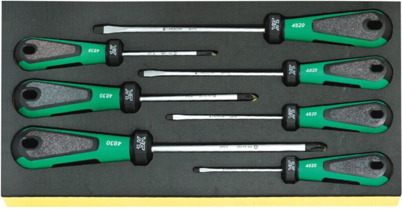 Schraubendrehersatz 3K drall i.TCS Nr.TCS 4820/4830 1/3-Teilung 7tlg. - Stahlwille