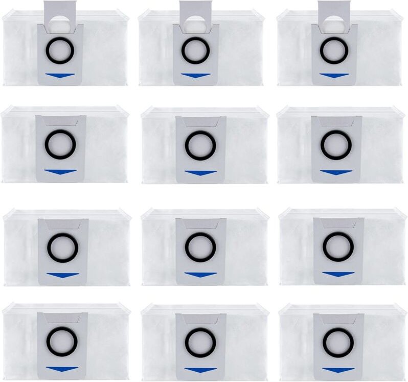 12er-Pack Staubsaugerbeutel-Zubehör für Ecovacs Deebot X1 Omni / X1 e Omni, Ersatz-Staubbeutel für Staubsauger