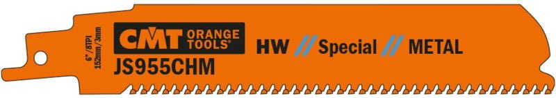 JS955CHM-3 3 HEX X METALL-SÄGEBLÄTTER HM 150x24x1,2 8TPI HARTMETALLSPITZE