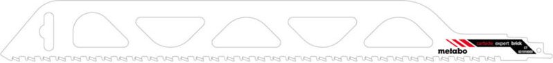 Säbelsägeblatt expert brick 455 x 1,5 mm, hm, 12,7 mm/ 2 tpi (631918000) - Metabo