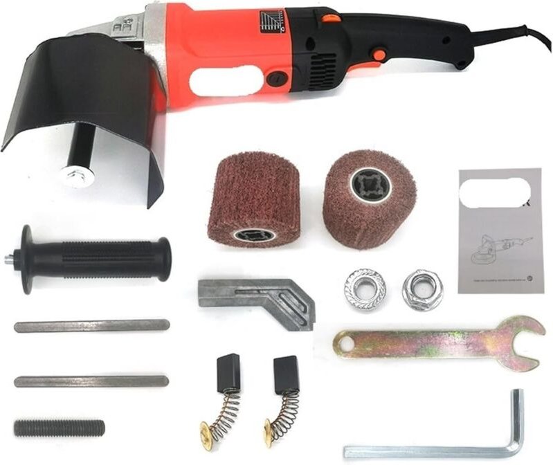 1400W Poliermaschine für Edelstahl, Metall, Seidenraupen, elektrische Schleifmaschine, Fliesenpoliermaschine