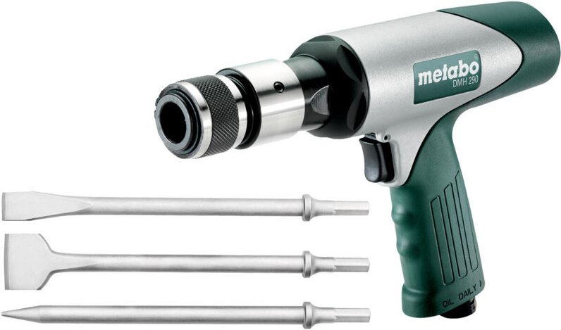 Metabo - Druckluft-Meißelhammer dmh 290 Set, Kunststoffkoffer
