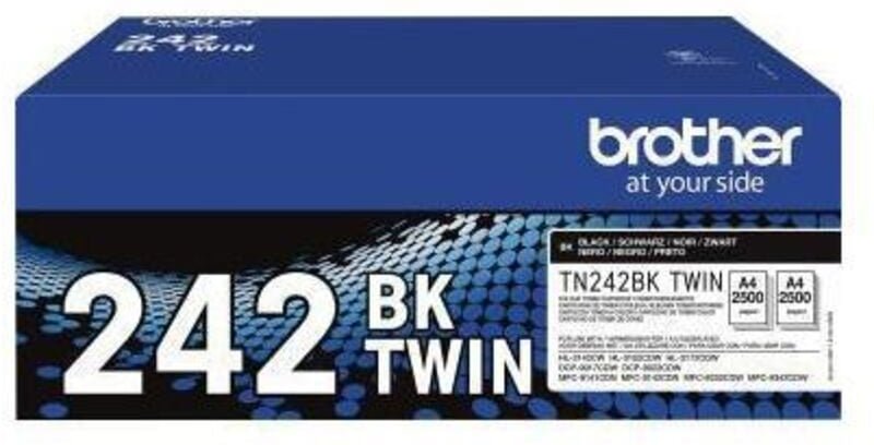 Toner Originalzubehör TN-242BKTWIN ca. 2 x 2.500 Seiten schwarz 2 St./Pack.