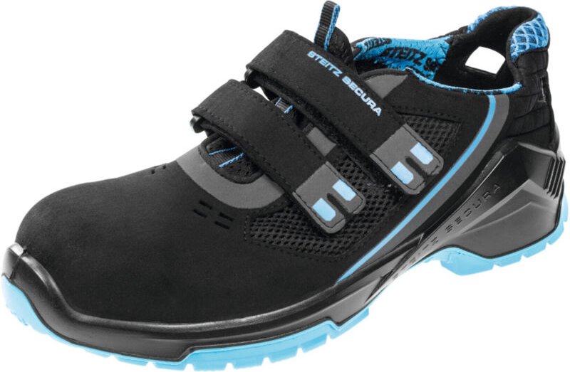 STEITZ SECURA Sandale schwarz/blau VD PRO 1000 ESD, S1 XB, EU-Schuhgröße: 37
