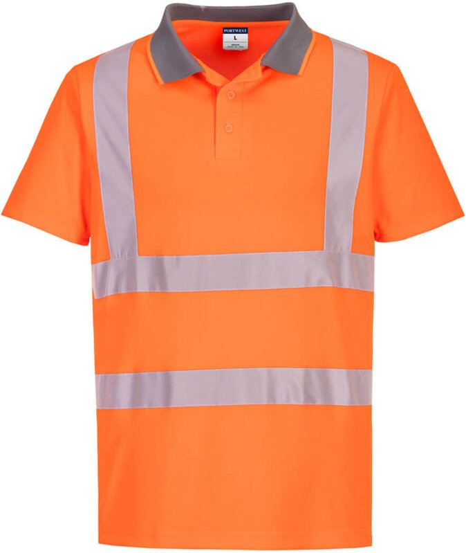 Polo Eco Hochsichtbarkeit (Packung à 6) - Größe XXXL - Orange - Portwest