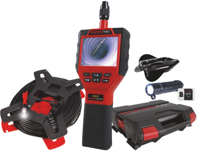 Multifunktionskamera RC2, Sondenlänge: 30 m - Runpotec