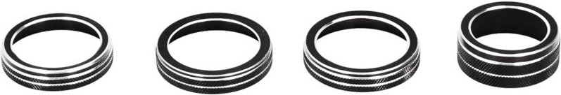 JeCar AC Scheinwerferschalterknöpfe, Aluminiumlegierungs-Zierleiste für JL 2018-2021, für stilvolle Dekoration mit schne...