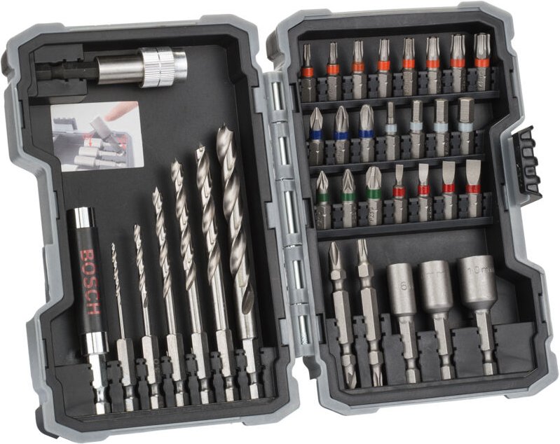 Bosch Bohrer- und Schrauber Set PRO Holz (Wood), 35-teilig