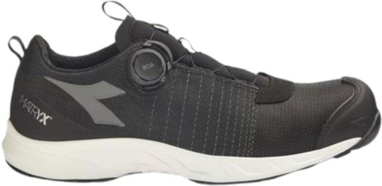 Diadora Fly Litebase Matryx BOA Low S3L FO SR HRO SC ESD-Sicherheitsschuhe - 42 EU - Schwarze