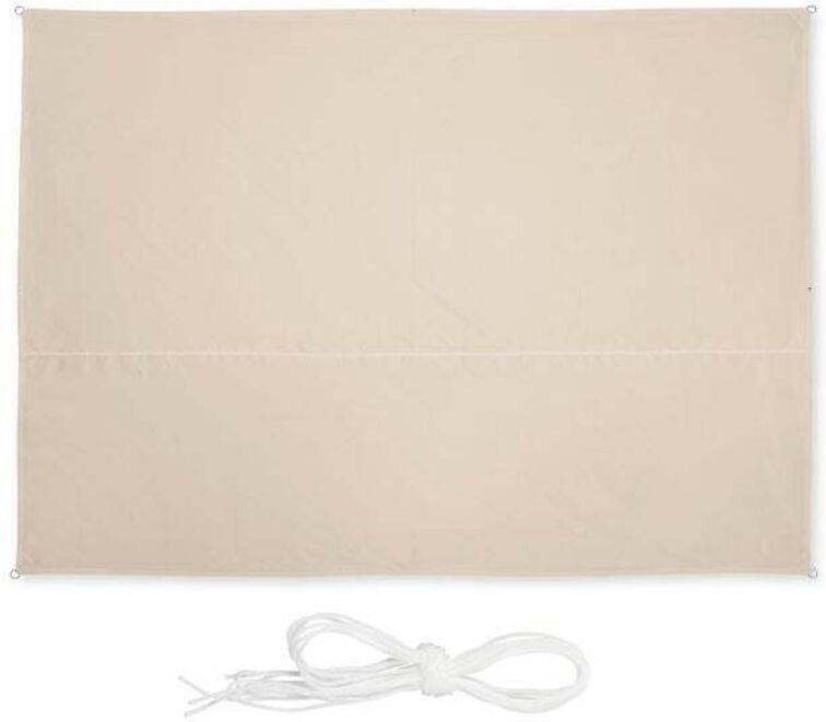 Sonnensegel rechteckig gelb 8