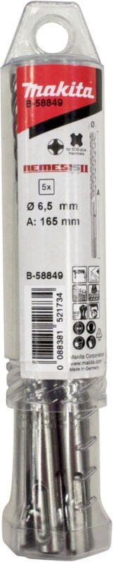 NEMESIS2 sds+ Bohrer 10x165 5 St. - B-58914 - Makita