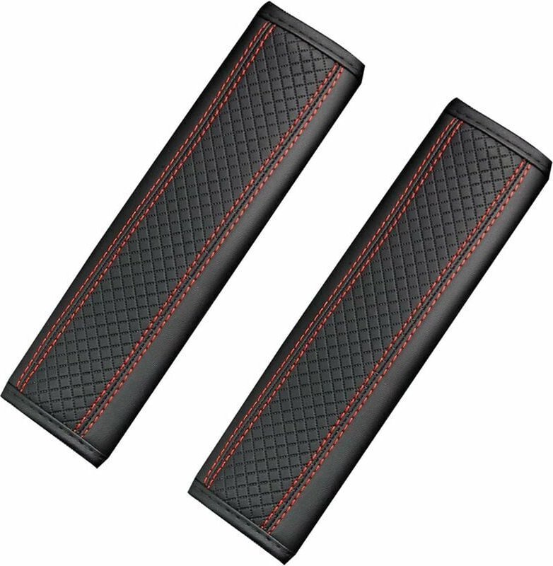 Sicherheitsgurtpolsterung, 2-teilig, abnehmbares Sicherheitsgurtkissen, Komfortpolster fürs Auto, für Erwachsene und Kin...