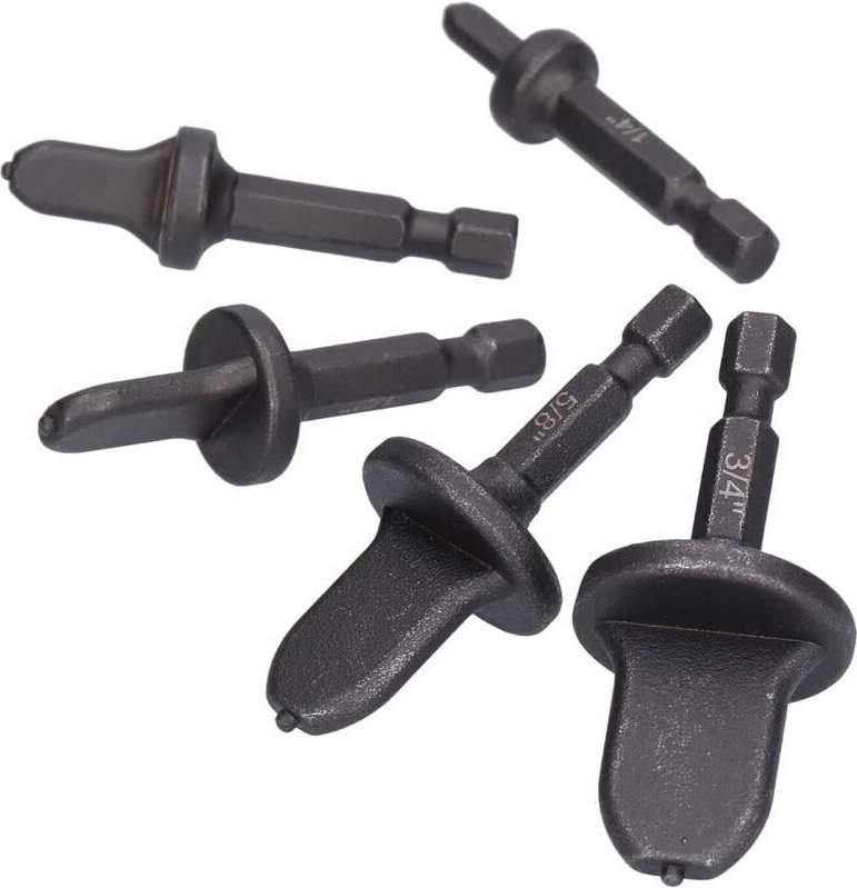 5-teiliges Rohraufweiter-Set mit Sechskantgriff, Rohrverpressspitzen, Kupferrohr-Verlängerungsvorrichtung und Rohrbohrwe...