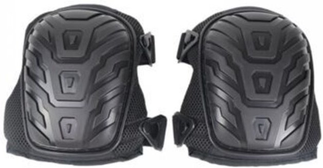 1 Paar professionelle Gel-Knieschoner, robust, rutschfest, doppelte Riemen und einfach zu befestigende, verstellbare Kni...