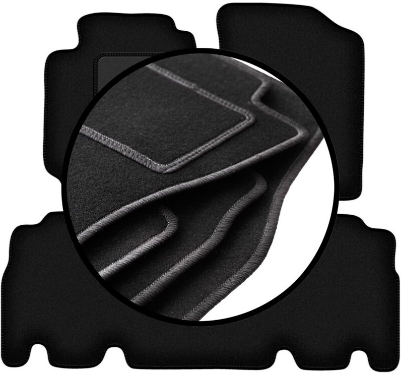 Veloursmatten-Satz für: Toyota Yaris Verso Minivan (1999-2005)