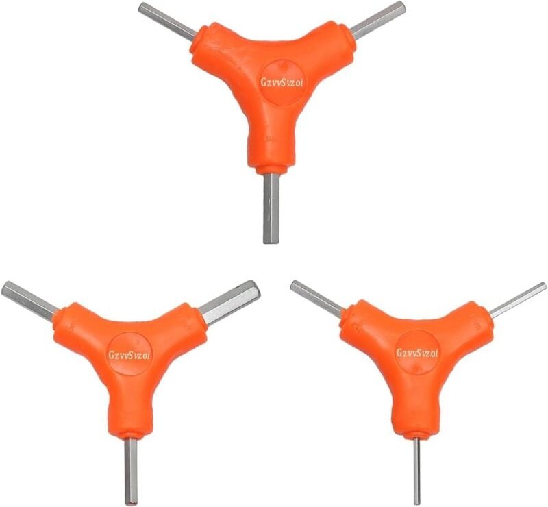 Verstellbarer Sechskantschlüssel für Fahrräder, 3-Wege-Y-förmiger Sechskantschlüssel für Fahrrad-Drehmomentschlüssel,