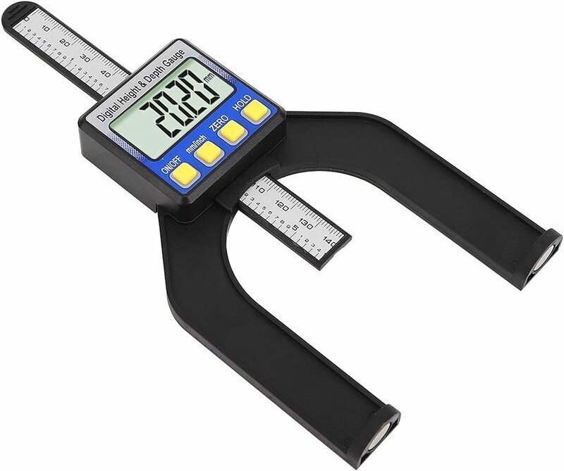 Mini The Directory of Digital Gauge Saw Table Saw Messlineal Baige Dicke Home Decor (0–80 mm)