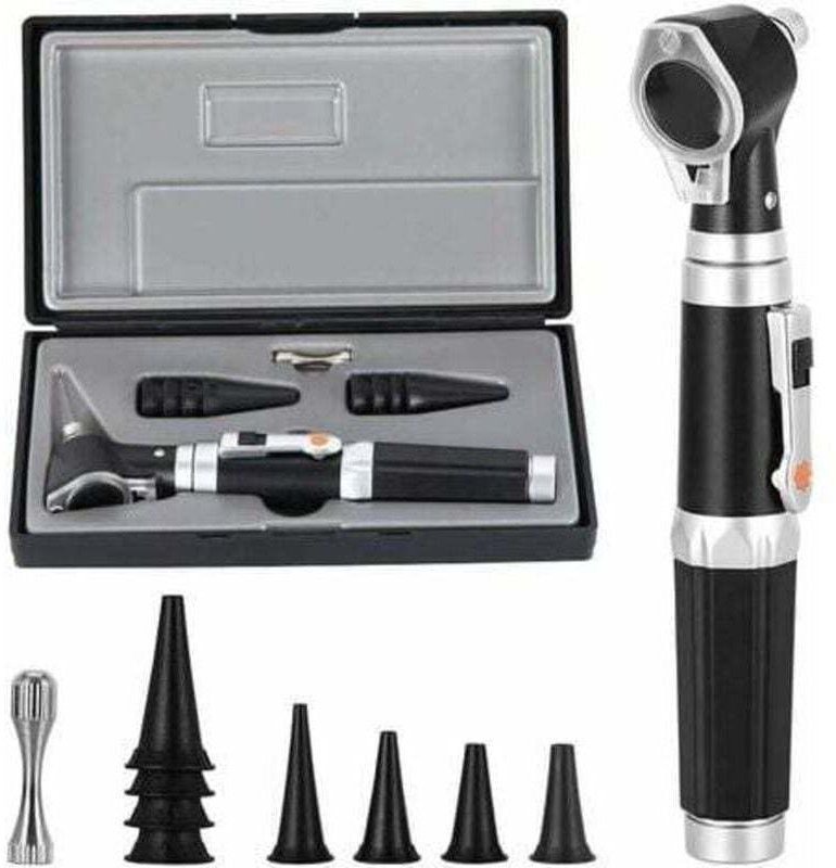 Otoscope miniature, outil de diagnostic avec grossissement et éclairage direct par LED, adapté aux examens de la santé d...