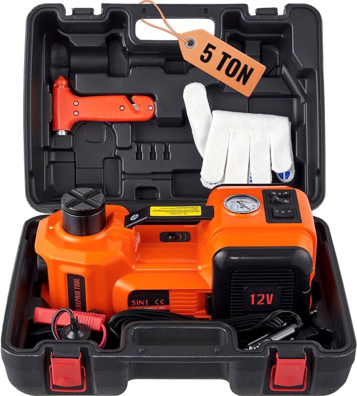 Mophorn - vevor Elektrisch-Hydraulischer Wagenheber 5 t, 180 w Elektrowagenheber Hydraulikzylinder 155-450 mm, Hydraulik...