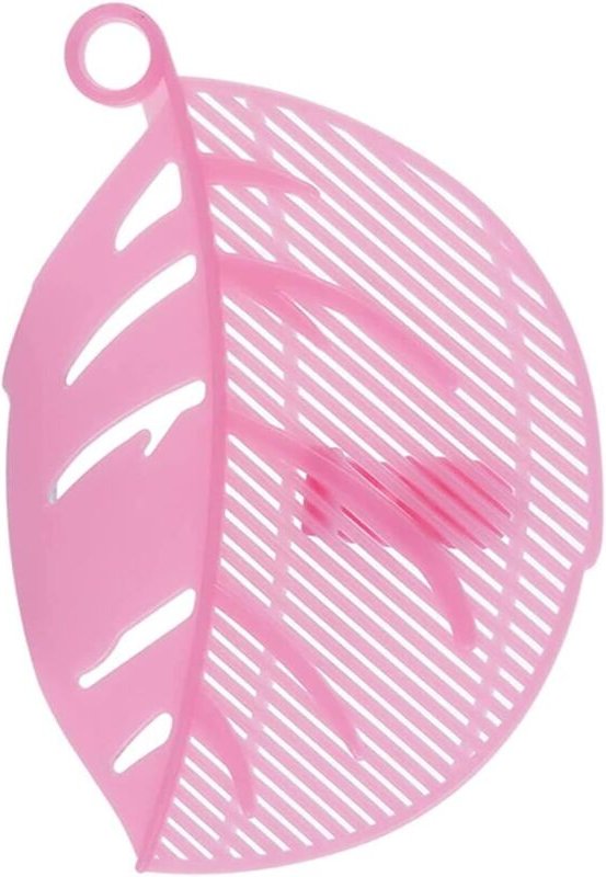 Clip-on-Blattsieb – Freihändig – Für Pasta, Gemüse, Nudeln, Töpfe, Schüsseln, Ausguss – Rosa – 1 Stück
