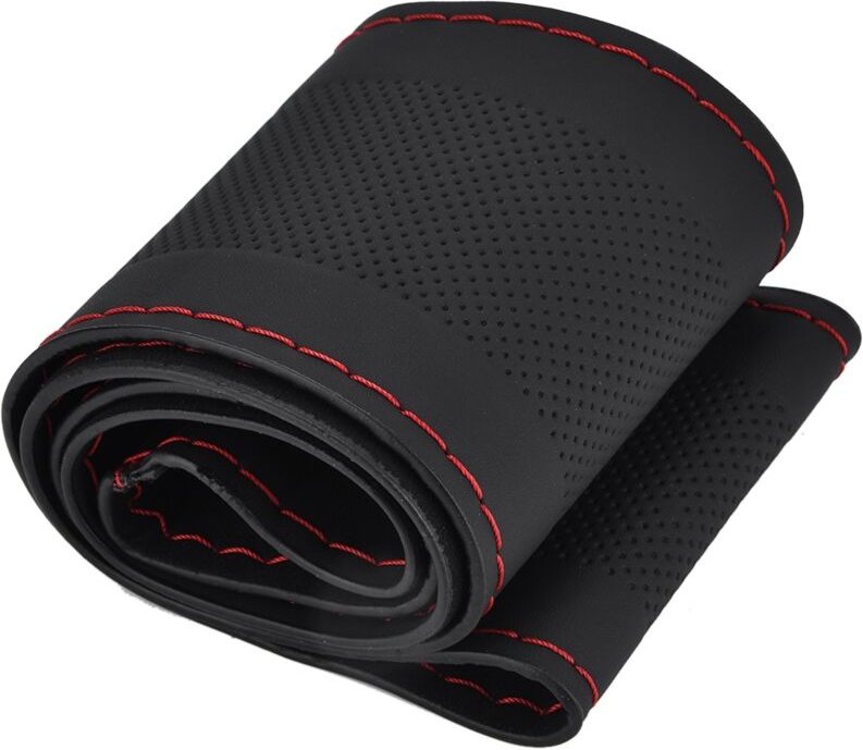 Eosnow - Universelle Auto-Anti-Rutsch-Lenkradabdeckung aus echtem Leder