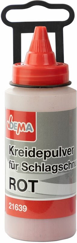 Kreidepulver rot für Schlagschnur 100g