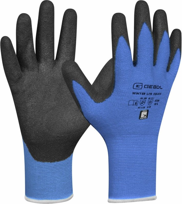 Gebol Handschuh Winter Lite Touch dunkelblau Beschichtete Handschuhe