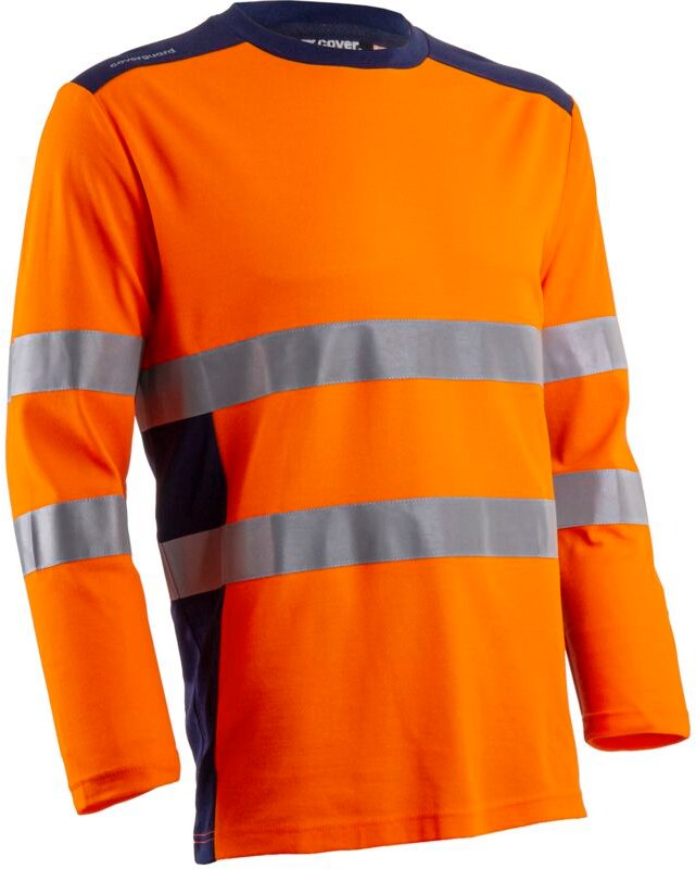 Arbeits-T-Shirt mit langen Ärmeln, Hochsichtbarkeit RIKKA – Neonorange 3XL – 60/62