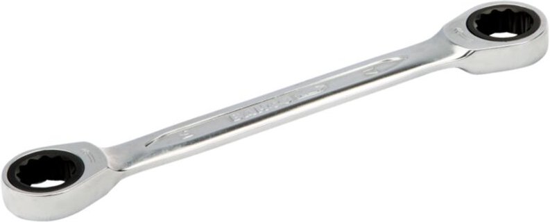 Bahco 6-7 mm Knarren-Ringschlüssel, verchromt, 115 mm