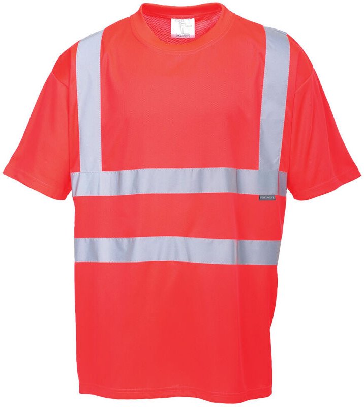 Hi-Vis T-Shirt Rot 2XL