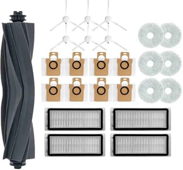 Filter Staub Taschen für L10s Ultra,S10 Pro, für Omni X10 +, roboter Staubsauger Zubehör Mopp Wichtigsten Seite Pinsel