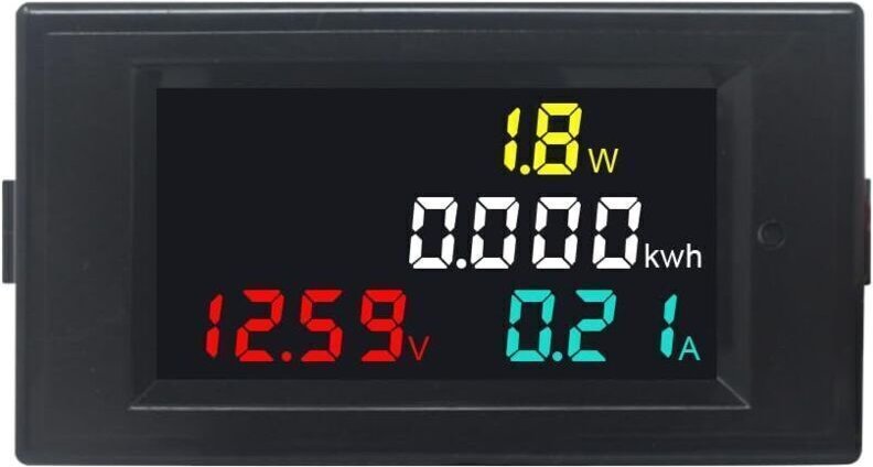 Digitales DC-Voltmeter/Amperemeter 14-600V 20A mit LCD-Anzeige für Solar- und Automobilmotoren