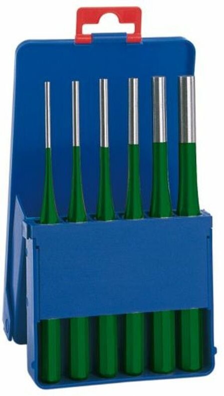 Zylindrischer Stempelsatz ATM grün 6 Stücke