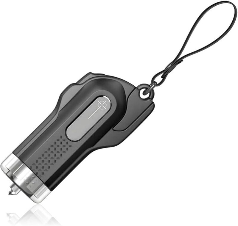 Autoscheibenbrecher, tragbarer Sicherheitshammer und Sicherheitsgurtschneider mit Edelstahlklinge zur Fahrzeugevakuierun...